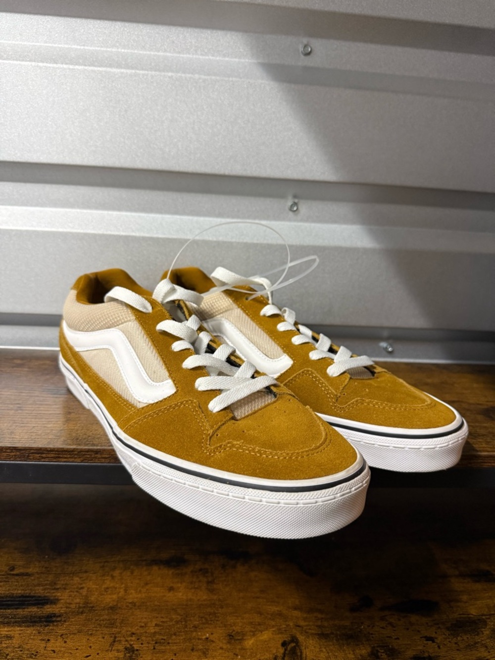 VANS Old Skool Color Theory Golden Brown Athletic Sneaker~Size 12 Men